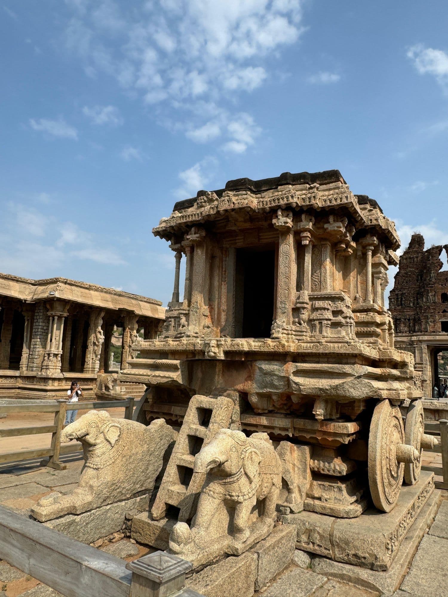 Stone chariot at Hampi