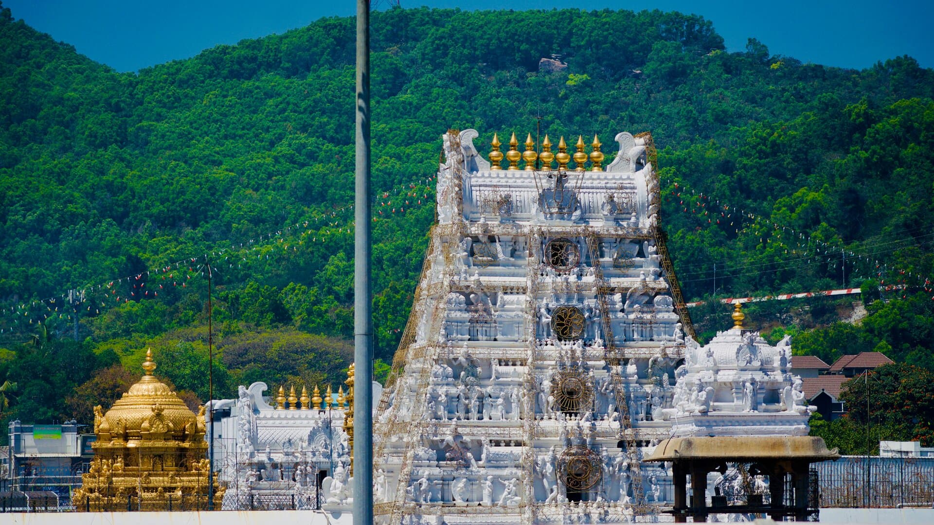 The gopuram at Tirumala